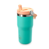 Kids Mini Adventure Flow Stainless Steel with Handle - Coral & Mint