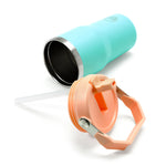 Kids Mini Adventure Flow Stainless Steel with Handle - Coral & Mint