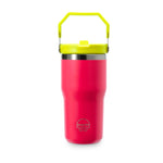 Kids Mini Adventure Flow Stainless Steel with Handle - Coral & Yellow