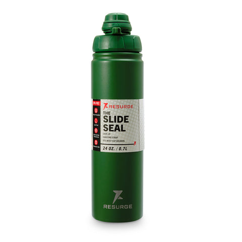 The Slide Steal Stainless Steel  - Olive