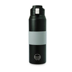 Free-Sip Powder Coated Bottle - Black Grey Mix