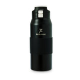 Free-Sip Metallic Sports Bottle - Black