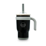 Kids Sip Buddy Stainless Steel with Straw - Black