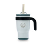 Kids Sip Buddy Stainless Steel with Straw - White