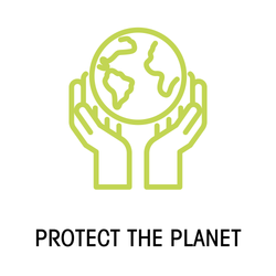 Protect Our Planet. Eco-friendly, sustainable. Great for the environment.
