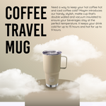 The Fit in Cup Holder Coffee Mug- Ivory