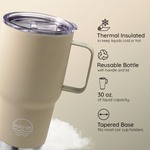 The Fit in Cup Holder Coffee Mug- Ivory