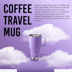 The Fit in Cup Holder Coffee Mug- Violet
