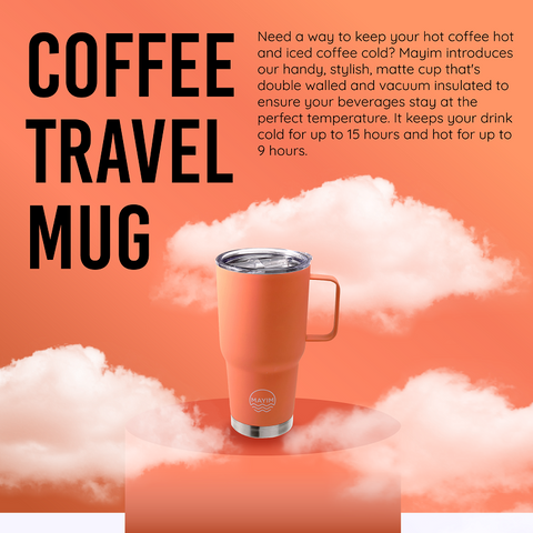 Travel Mug Keeps Coffee Hot Longest - Coffee Mug Car Thermos