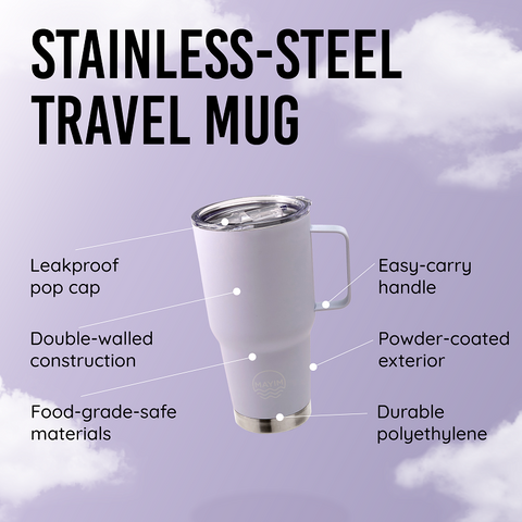 The Fit in Cup Holder Coffee Mug- Violet – Mayim Bottle
