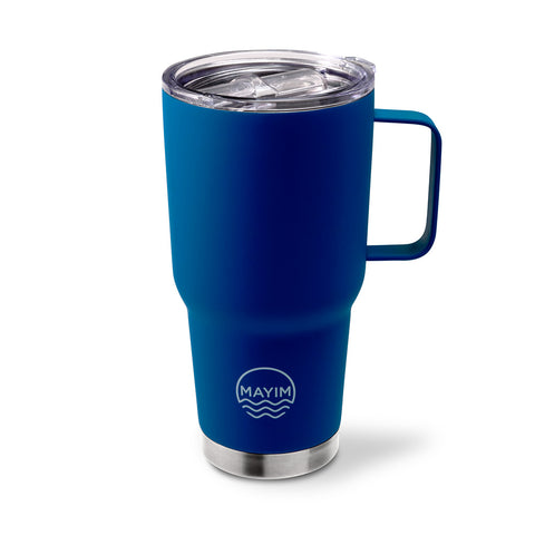 The Fit in Cup Holder Coffee Mug- Blue