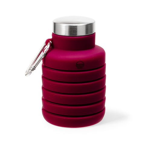 Collapsible Bottle- Burgundy