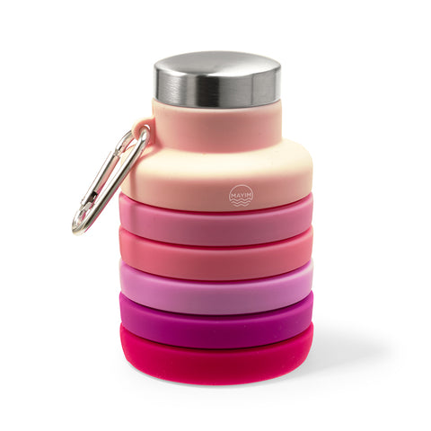 Mayim Collapsible 19.2Oz. Water Bottle, Women's, Purple/Pink Ombre, Size  One Size