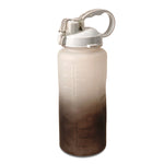 Ombre Motivational Water Bottle- Grey to Black