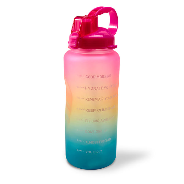 Primula 64 oz Motivational Water Bottle Coral Ombre Delivery - DoorDash