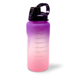 Ombre Motivational Water Bottle- Purple to Pink