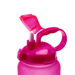 Ombre Motivational Water Bottle- Fuchsia to Yellow