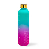 Healthish Water Bottle Two-Tone- Turquoise & Fuchsia